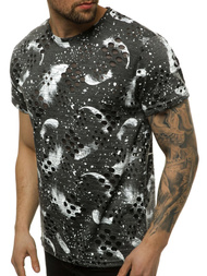 Vīriešu T-krekls grafīta OZONEE JS/KS2111