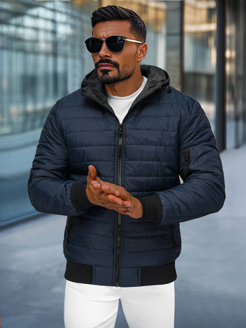 Vīriešu virsjaka tumši zila OZONEE JS/MY13Z