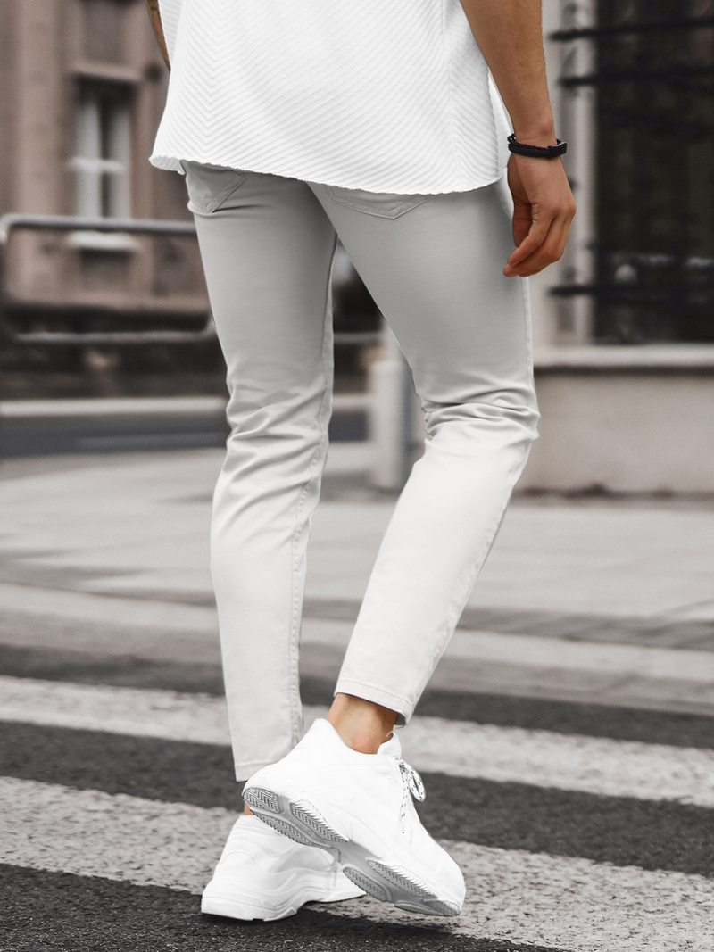 Vīriešu džinsi pelēki OZONEE E/5194/01