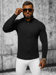 Vīriešu svīteris melns OZONEE NB/MM6004/4Z