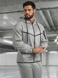 Vīriešu treniņtērps pelēks OZONEE JS/8C1966/2