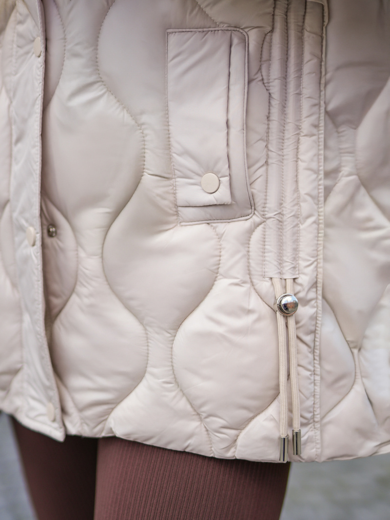 Sieviešu jaka ecru OZONEE JS/5M3226/62B