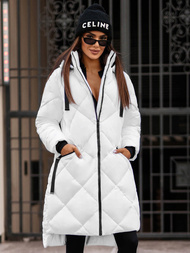 Sieviešu jaka balta OZONEE JS/5M3168/281Z