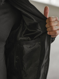 Vīriešu parka melna OZONEE JS/31M5031/392Z