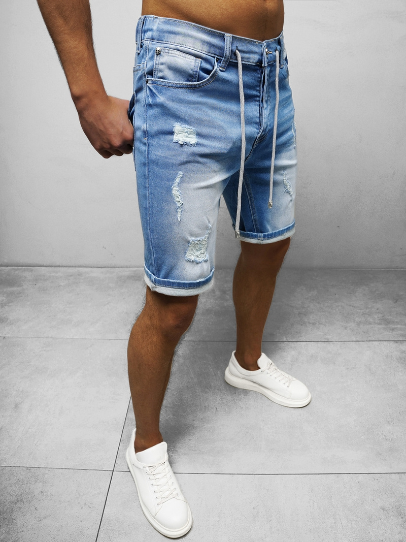 Vīriešu šorti debesu gaiši debesu zili OZONEE NB/MP0060B