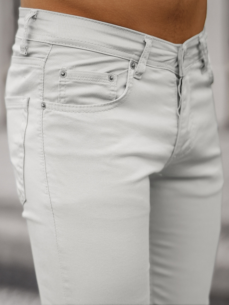 Vīriešu džinsi pelēki OZONEE E/5194/01