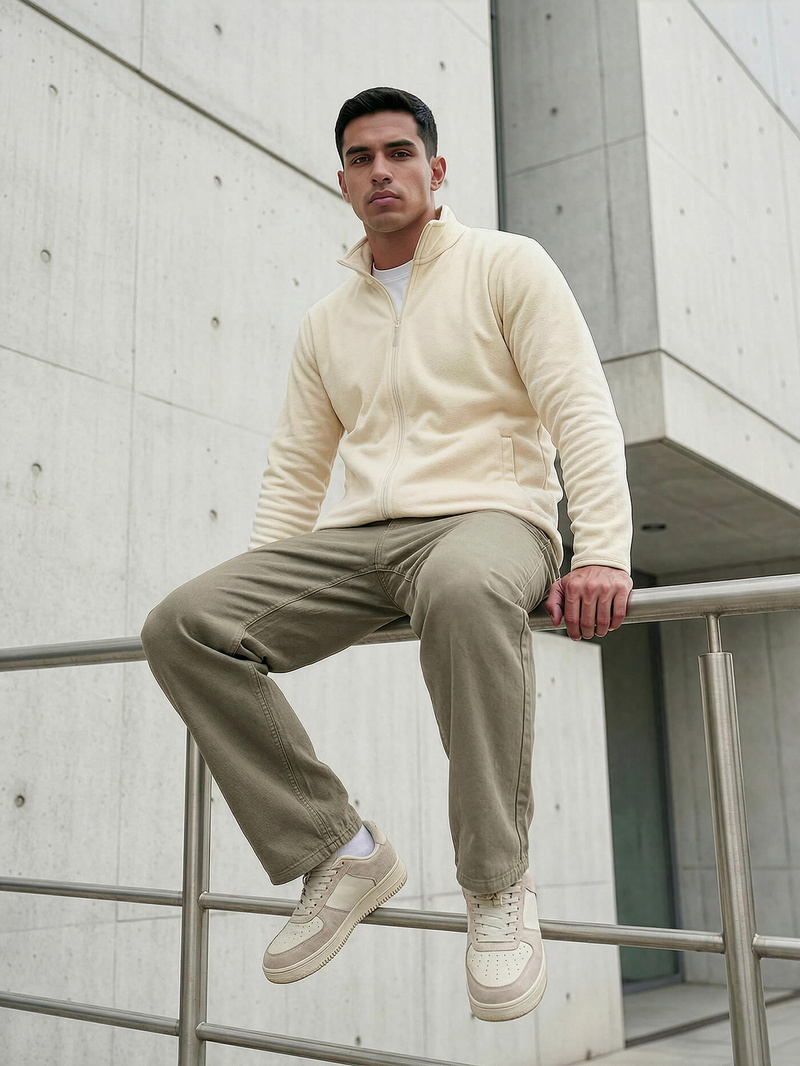 Vīriešu džemperis ecru OZONEE JS/HH016/1