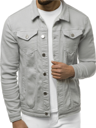 Vīriešu džinsa virsjaka pelēka OZONEE G/620