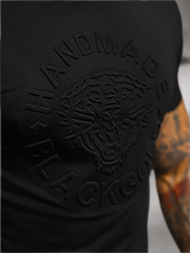 Vīriešu t-krekls melns OZONEE NB/MT3056Z