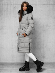 Sieviešu jaka pelēka OZONEE O/W377