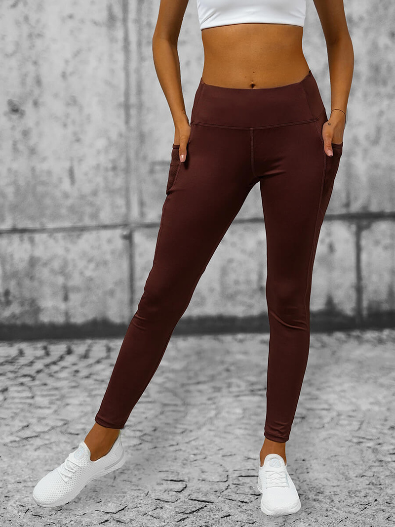 Sieviešu legingi brūnas OZONEE O/YY9282