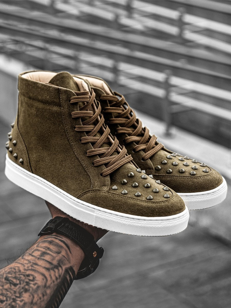 Sneakers augsti haki OZONEE G/271