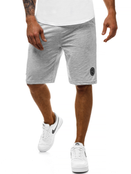 Vīriešu sporta šorti pelēki OZONEE MAD/2923