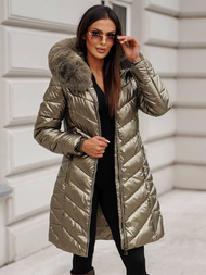 Sieviešu jaka zelts OZONEE JS/16M9100/403Z