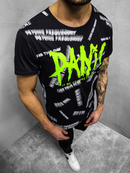 Vīriešu T-krekls melns OZONEE JS/KS1998Z