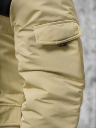 Vīriešu ziemas jaka smilšu OZONEE JS/22M322/62