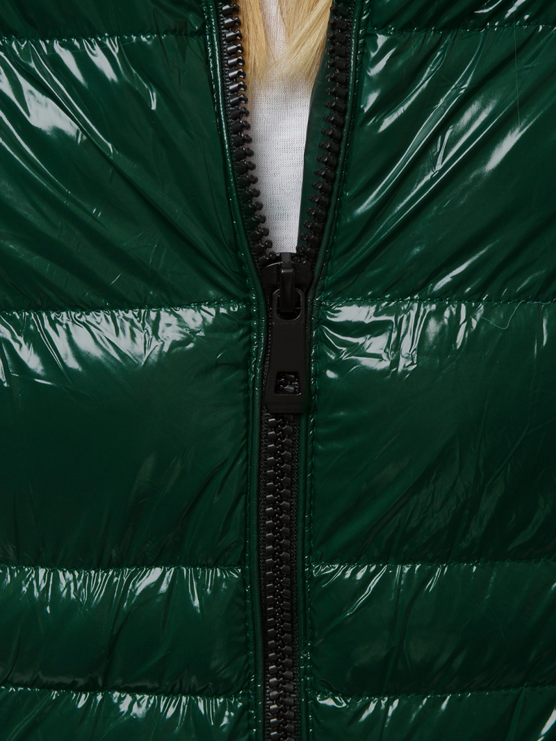 Sieviešu ziemas virsjaka zaļa OZONEE N/6357