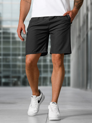 Vīriešu sporta šorti melni OZONEE JS/29K1567/3