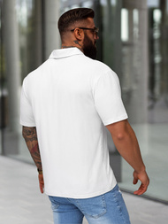 Vīriešu polo krekls balts OZONEE O/YN2/593