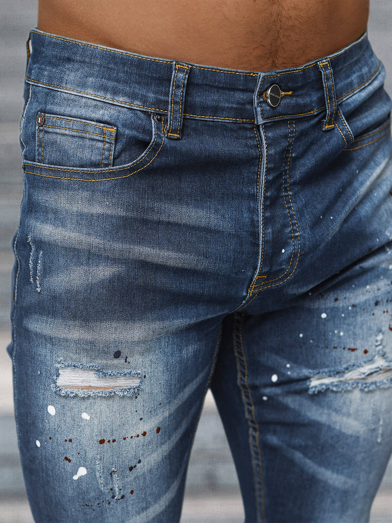 Vīriešu džinsi zili OZONEE NB/MP0170BS