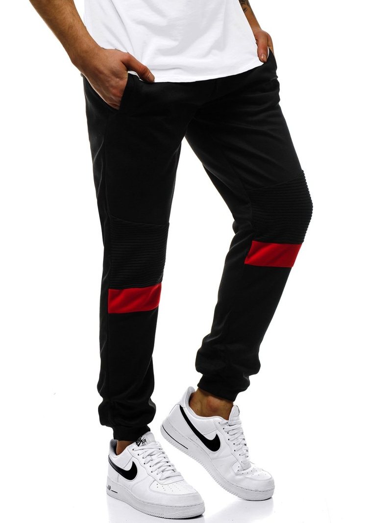 Vīriešu sporta bikses melnas OZONEE JS/JZ11016