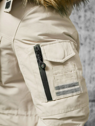 Vīriešu ziemas jaka smilšu OZONEE JS/5M791/62