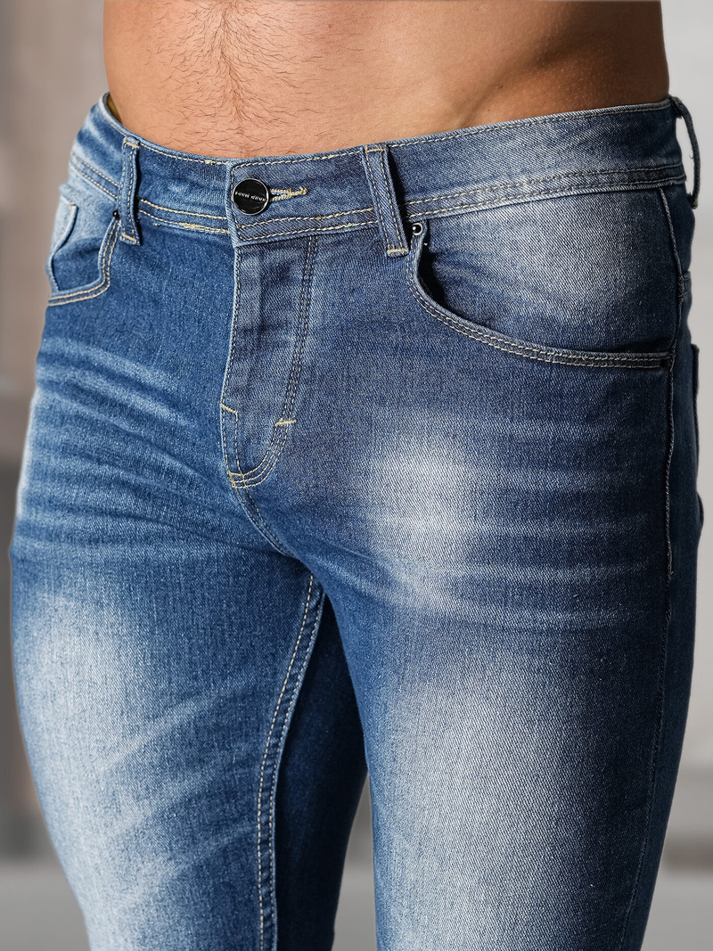 Vīriešu džinsi debesu zili OZONEE NB/MP0199BCZ