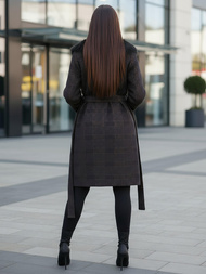 Sieviešu mētelis melns OZONEE JS/53M5200/1Z