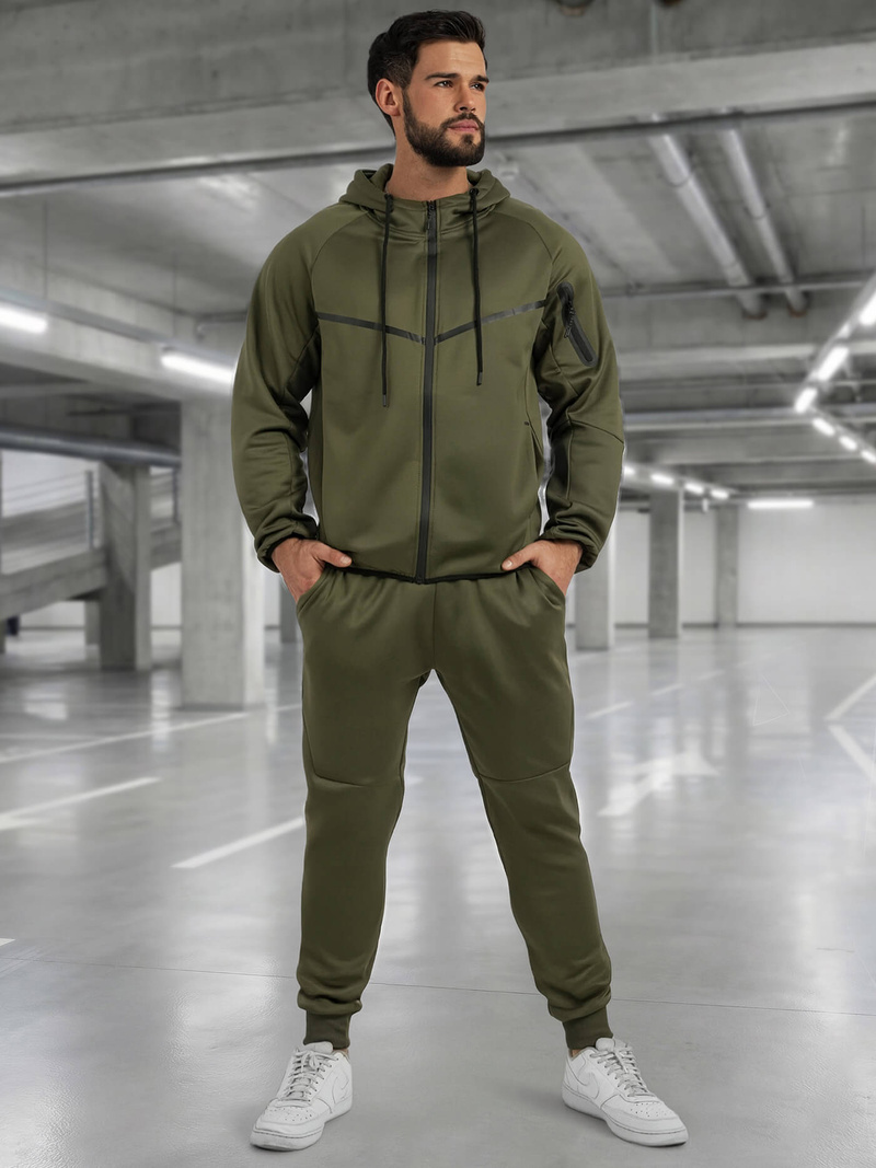 Vīriešu treniņtērps haki OZONEE JS/8C1966/29