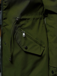 Sieviešu jaka divpusēja zaļa OZONEE JS/16M9081/136