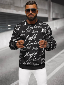 Vīriešu jaka melna OZONEE JS/8B1189/3