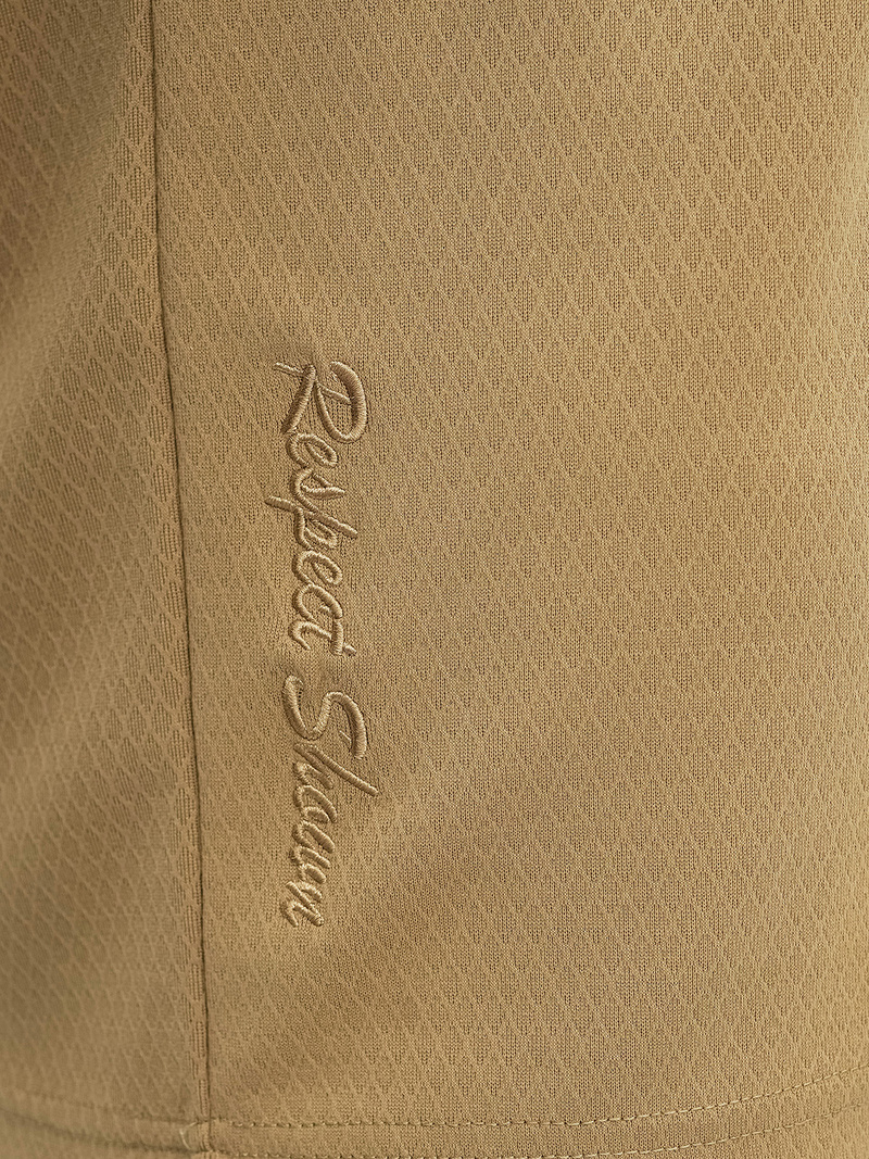 Vīriešu polo krekls tumši-smilšu OZONEE O/YN2/575