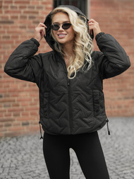 Sieviešu jaka melna OZONEE JS/16M9315/392AZ