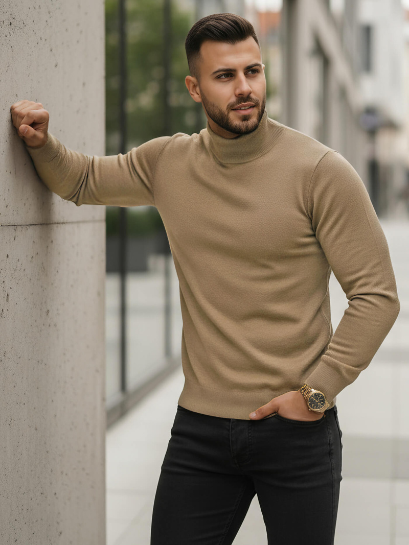 Vīriešu svīteris camel OZONEE V/V24503