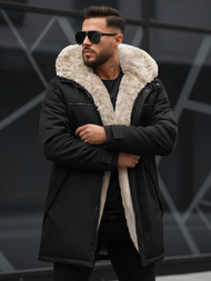 Vīriešu parka melna OZONEE JS/22M316/392Z