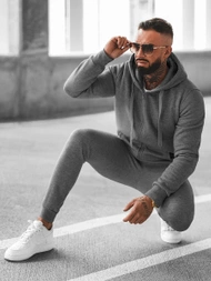 Vīriešu treniņtērps grafīta OZONEE JS/68C10386/5Z