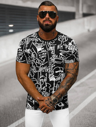 Vīriešu T-krekls Melns OZONEE O/T1269/3