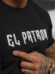 Vīriešu t-krekls melns OZONEE O/T7283