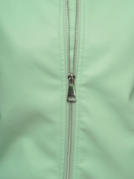 Sieviešu ādas jaka piparmētra OZONEE O/G116Z