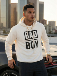 Vīriešu džemperis ar kapuci balta OZONEE JS/65B3909/1Z