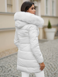 Sieviešu jaka balta OZONEE JS/16M9099/281Z