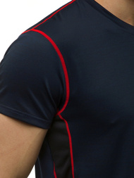 Vīriešu T-krekls tumši zils OZONEE JS/KS2104Z