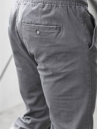 Vīriešu chino jogger bikses pelēkas OZONEE JB/JP1145/14