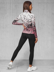 Sieviešu treniņtērps gaiši-sārts OZONEE O/20401Z