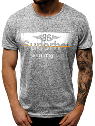 Vīriešu T-krekls grafīta OZONEE JS/KS2056