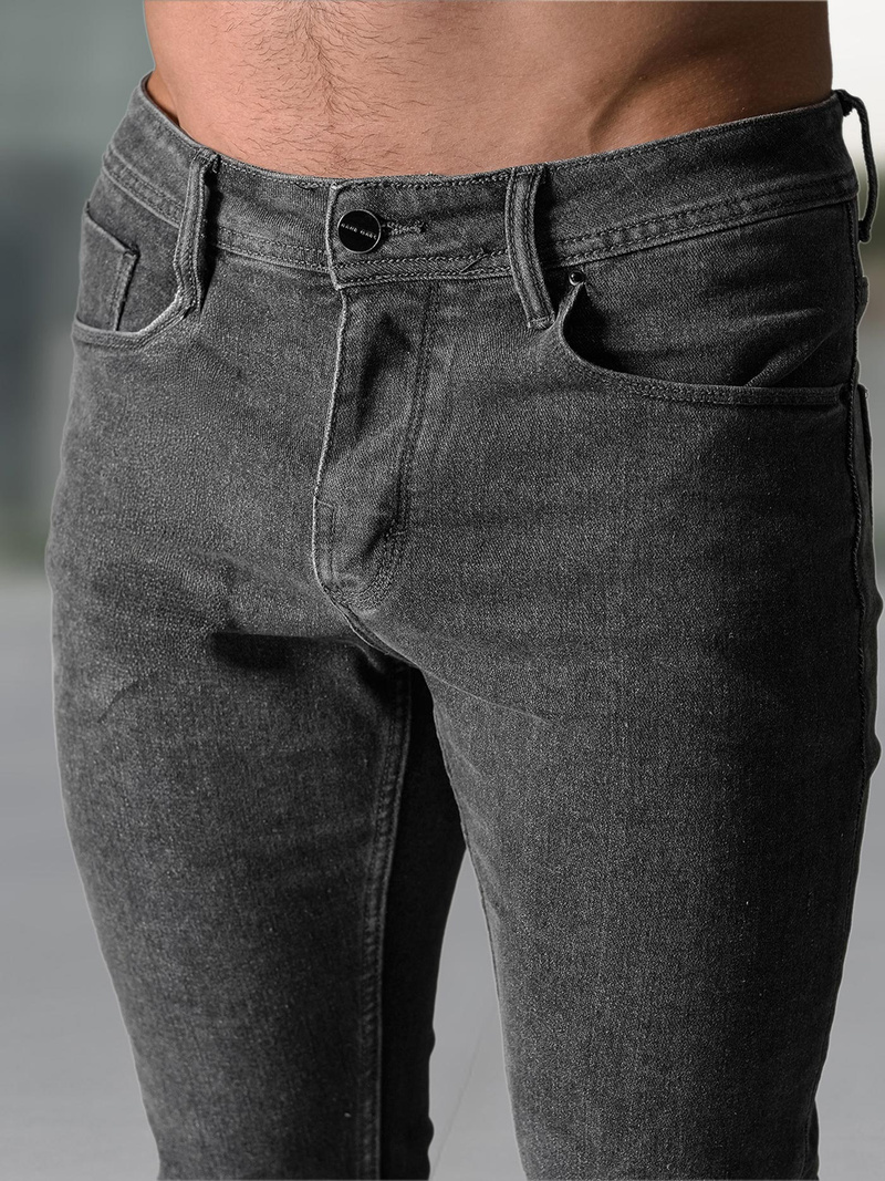 Vīriešu džinsi grafīta OZONEE NB/MP0191G