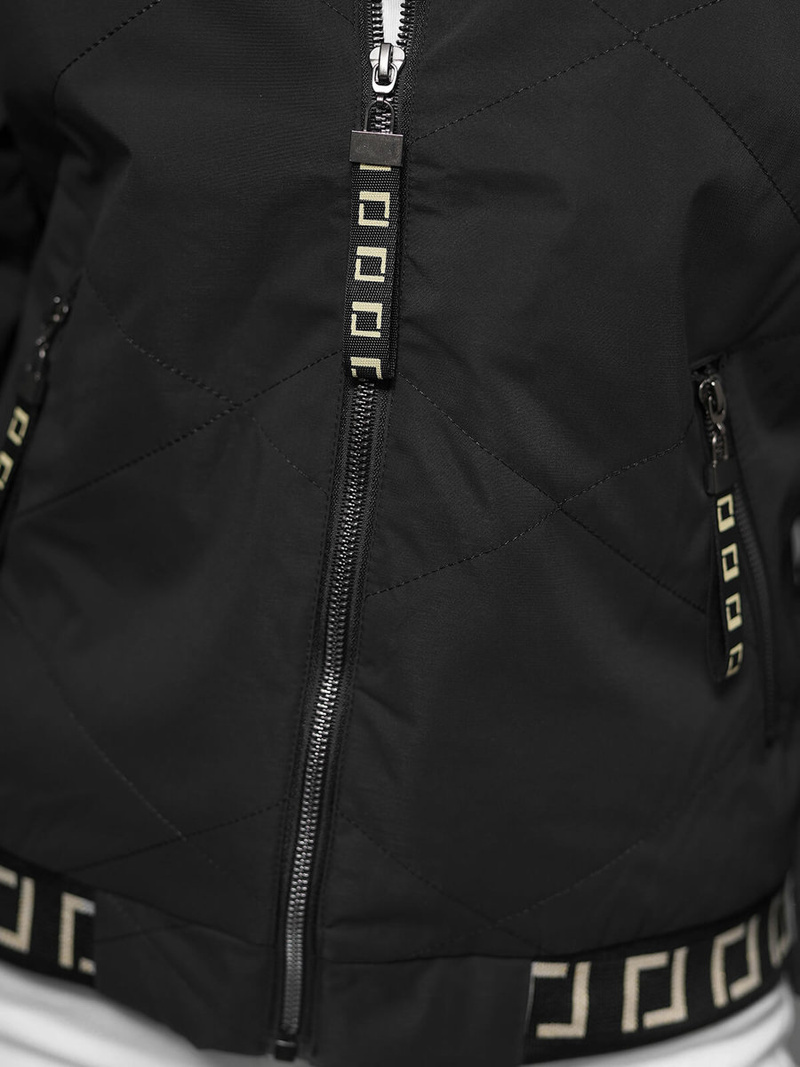 Sieviešu ziemas jaka melna OZONEE JS/5M3161/392