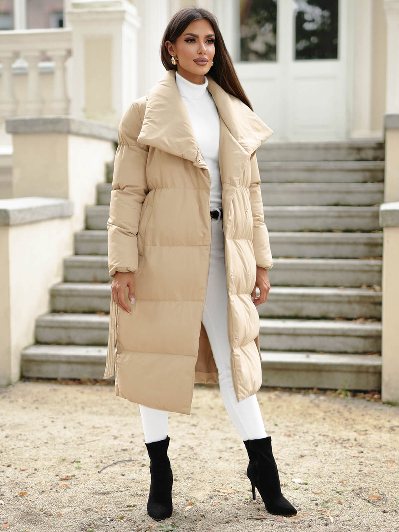 Sieviešu ziemas jaka smilšu OZONEE JS/M737/62Z