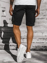 Vīriešu šorti melni OZONEE JS/HH5011