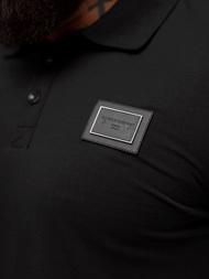 Vīriešu polo krekls melns OZONEE NB/MT3124